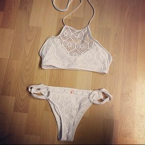 Forever 21 lace halter bikini